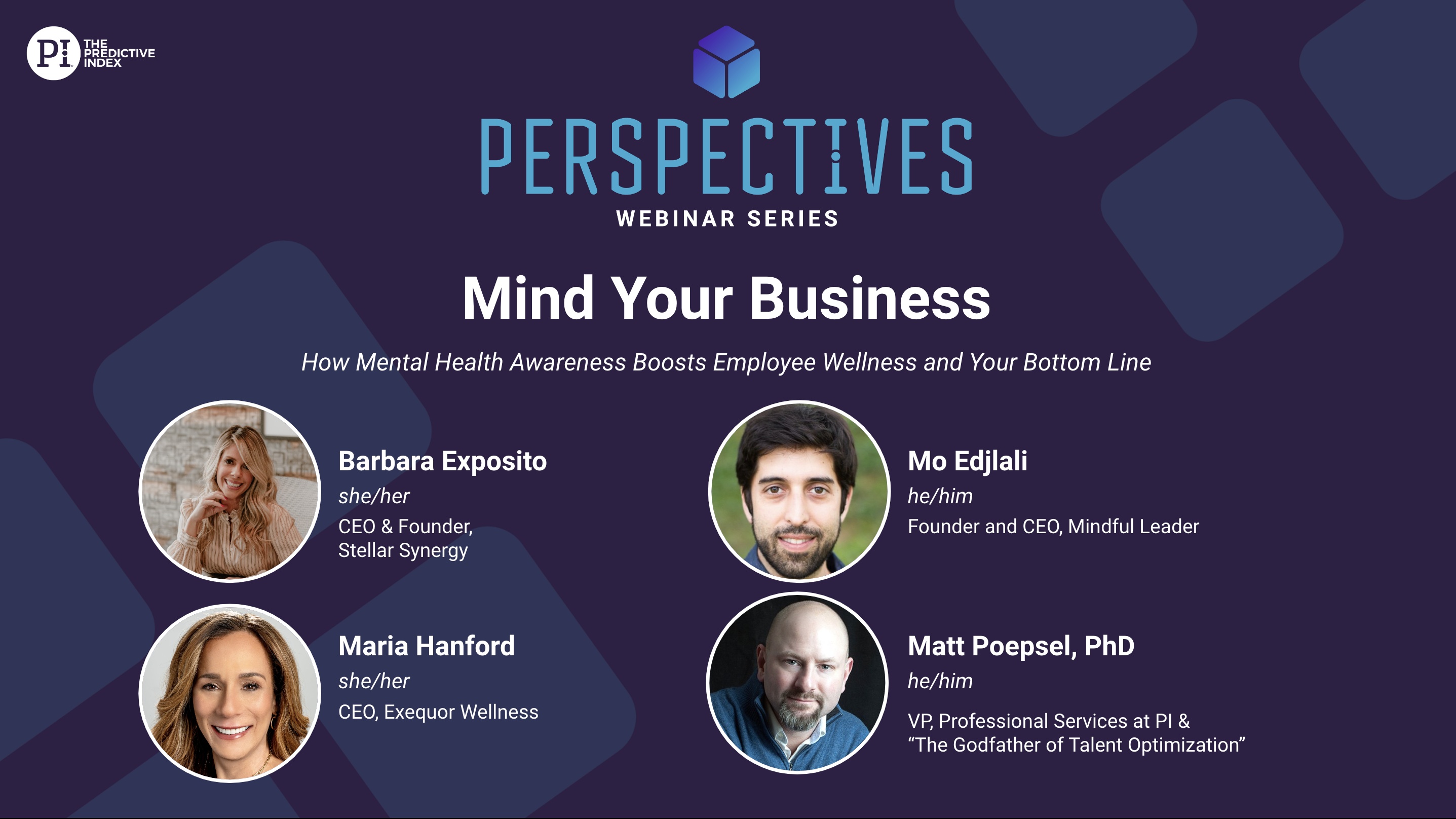 Perspectives: Mind Your Business