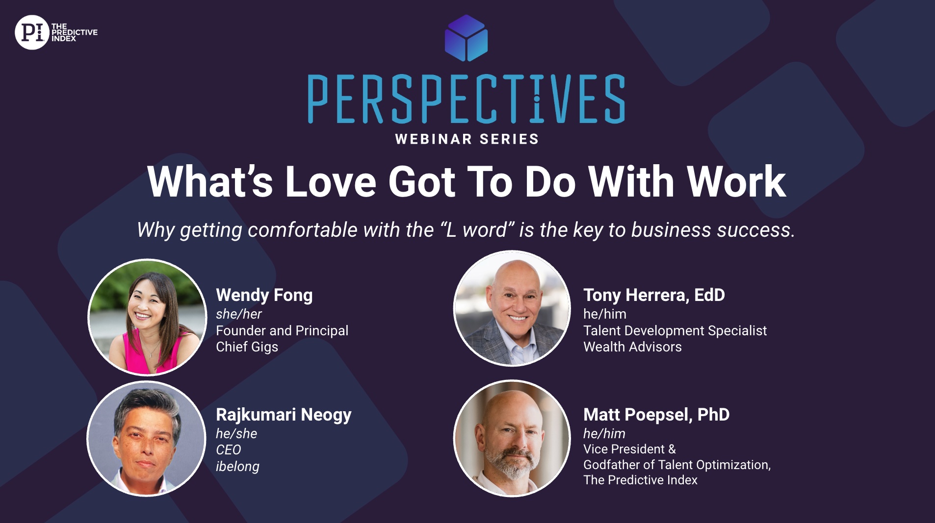 Perspectives: What’s Love Got To Do With Work?